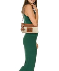 LOVE MOSCHINO STRAW CHIC Mini shoulder bag - Women&rsquo;s Bags