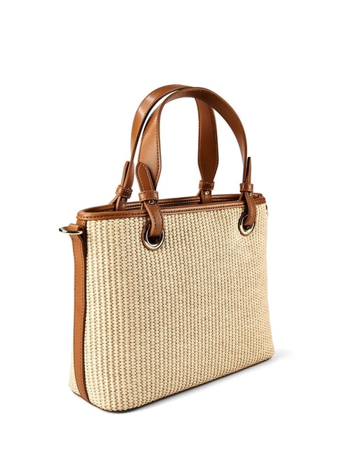 STRAW CHIC Handbag, with shoulder strap natural/leather - Women&rsquo;s Bags