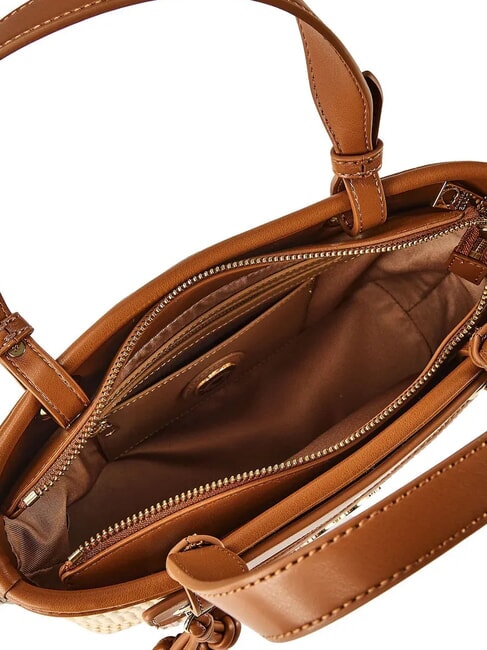 STRAW CHIC Handbag, with shoulder strap natural/leather - Women&rsquo;s Bags