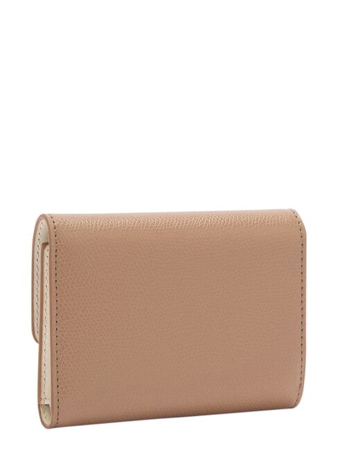 IRIDE Compact leather wallet greige+sand int. - Women&rsquo;s Wallets