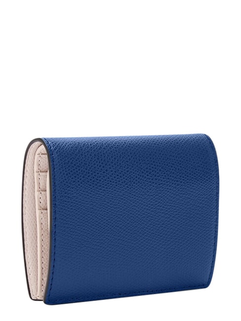 CAMELIA COMPACT Small wallet in ares leather indigo+corolla int. - Women&rsquo;s Wallets