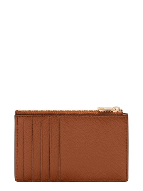 CAMELIA Flat leather wallet cognac - Women&rsquo;s Wallets