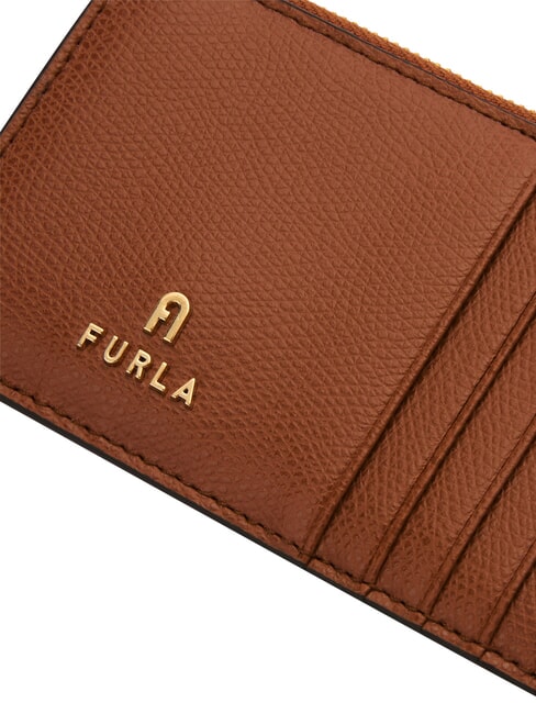 CAMELIA Flat leather wallet cognac - Women&rsquo;s Wallets