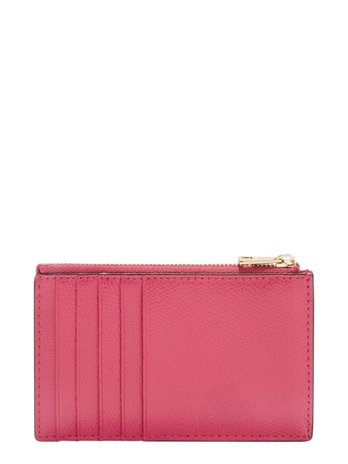 CAMELIA Flat leather wallet velvet pink - Women&rsquo;s Wallets