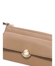 FURLA SFERA SOFT Card holder with flap, in leather toffee+desert int. - Women&rsquo;s Wallets - 3