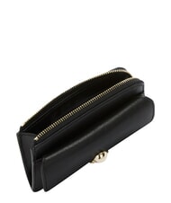 FURLA SFERA SOFT Card holder with flap, in leather Black - Women&rsquo;s Wallets - 3