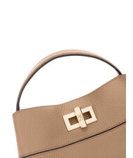 FURLA AMELIA Mini bucket bag, hand-held toffee - Women&rsquo;s Bags - 4