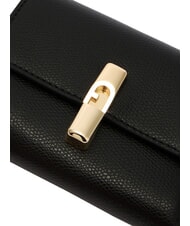 FURLA IRIDE Compact leather wallet Black - Women&rsquo;s Wallets - 4