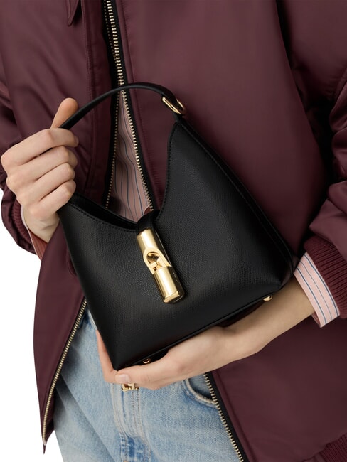 IRIDE Mini shoulder bag, in leather Black - Women&rsquo;s Bags