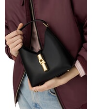 FURLA IRIDE Mini shoulder bag, in leather Black - Women&rsquo;s Bags - 4