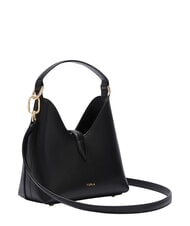 FURLA IRIDE Mini shoulder bag, in leather Black - Women&rsquo;s Bags - 5