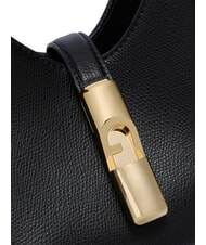 FURLA IRIDE Mini shoulder bag, in leather Black - Women&rsquo;s Bags - 7