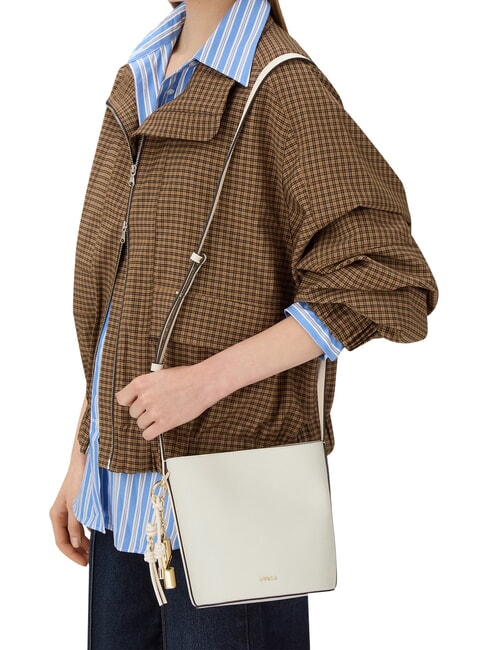 ROXIE Ares leather shoulder bucket bag PANNA - Women&rsquo;s Bags