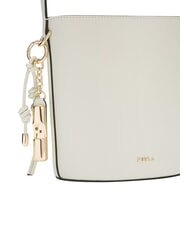 FURLA ROXIE Ares leather shoulder bucket bag PANNA - Women&rsquo;s Bags - 5