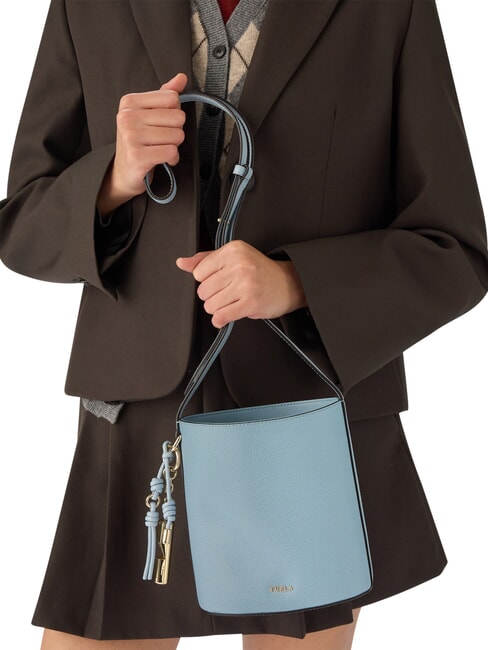 ROXIE Ares leather shoulder bucket bag sugar paper - Women&rsquo;s Bags