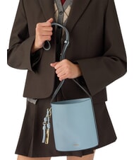 FURLA ROXIE Ares leather shoulder bucket bag sugar paper - Women&rsquo;s Bags - 3