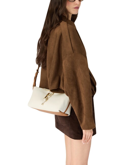 DEBBY Shoulder bag, leather cream + brandy - Women&rsquo;s Bags