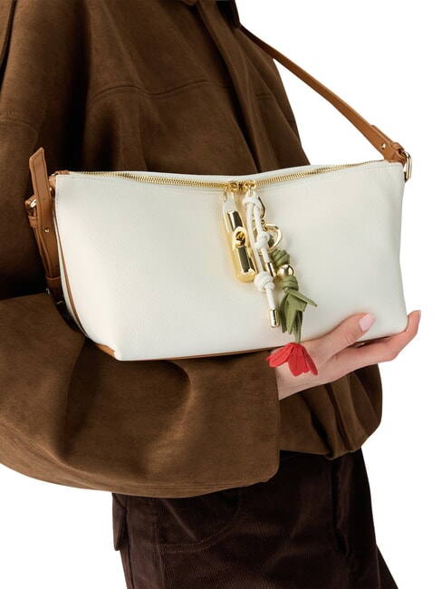 DEBBY Shoulder bag, leather cream + brandy - Women&rsquo;s Bags