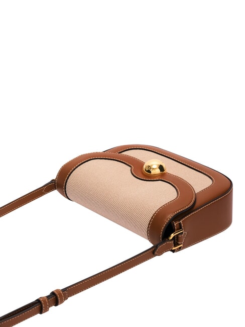 MOONLIGHT Mini shoulder bag, in leather cognac tones - Women&rsquo;s Bags