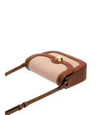 FURLA MOONLIGHT Mini shoulder bag, in leather cognac tones - Women&rsquo;s Bags - 4