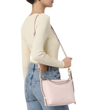 FURLA TONIE Small leather bag with shoulder strap dusty pink - Women&rsquo;s Bags - 2