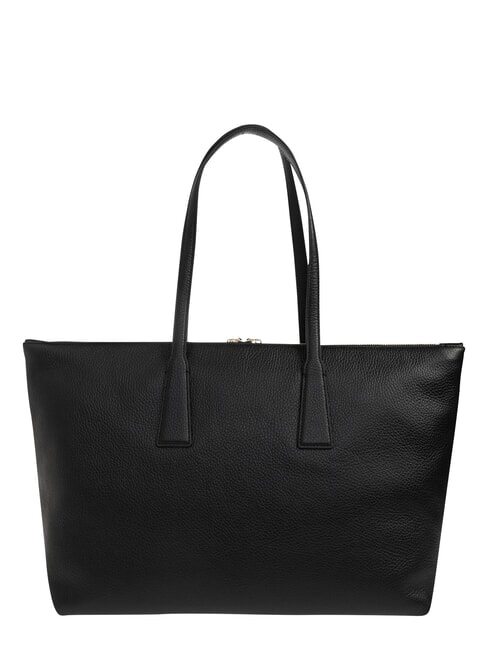 OLIVIA Leather shoulder shopping bag Black - Women&rsquo;s Bags