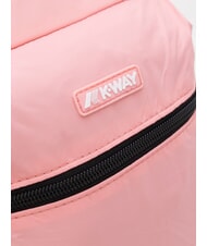 KWAY LAON Small nylon backpack pink geranium - Backpacks & School and Leisure - 4