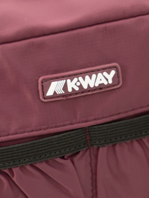 ALBAS Double zip beauty case with pockets violet mauve wine - Beauty Case