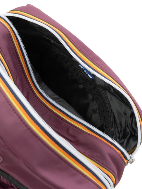 ALBAS Double zip beauty case with pockets violet mauve wine - Beauty Case