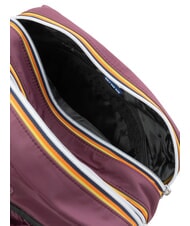 KWAY ALBAS Double zip beauty case with pockets violet mauve wine - Beauty Case - 5