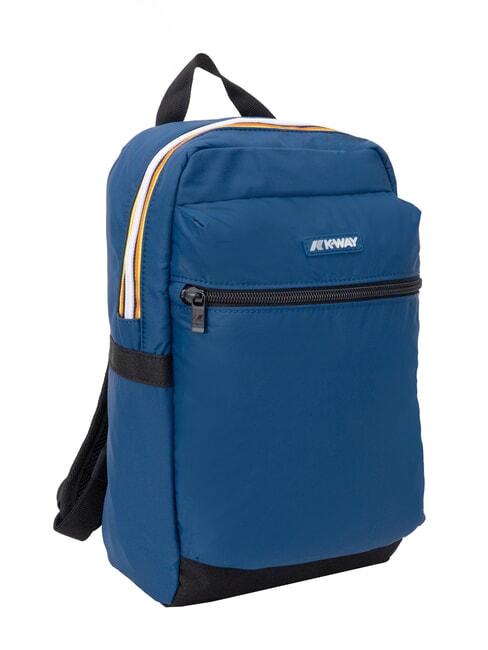 LAON Small nylon backpack blue insignia - Backpacks & School and Leisure