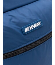 KWAY LAON Small nylon backpack blue insignia - Backpacks & School and Leisure - 4