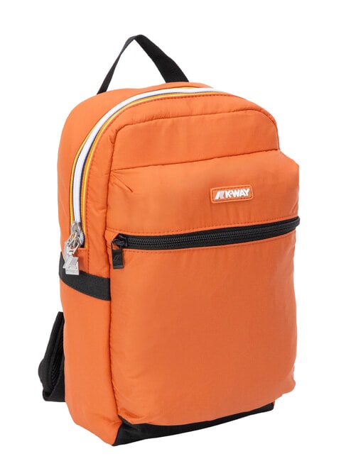 LAON Small nylon backpack orange brownish - Backpacks & School and Leisure