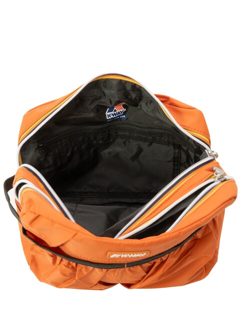 ALBAS Double zip beauty case with pockets orange brownish - Beauty Case