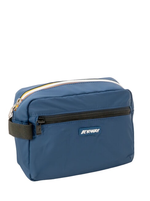 DEMU Nylon beauty case blue insignia - Beauty Case