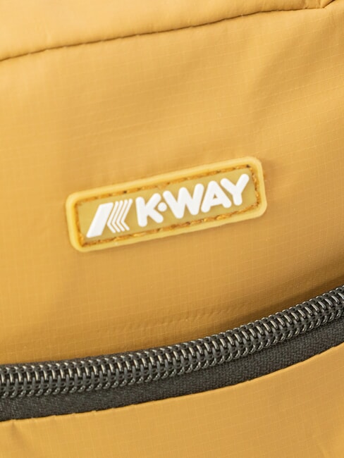 ERLOY Nylon bag with pocket brown bistre - Over-the-shoulder Bags for Men