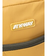KWAY ERLOY Nylon bag with pocket brown bistre - Over-the-shoulder Bags for Men - 3