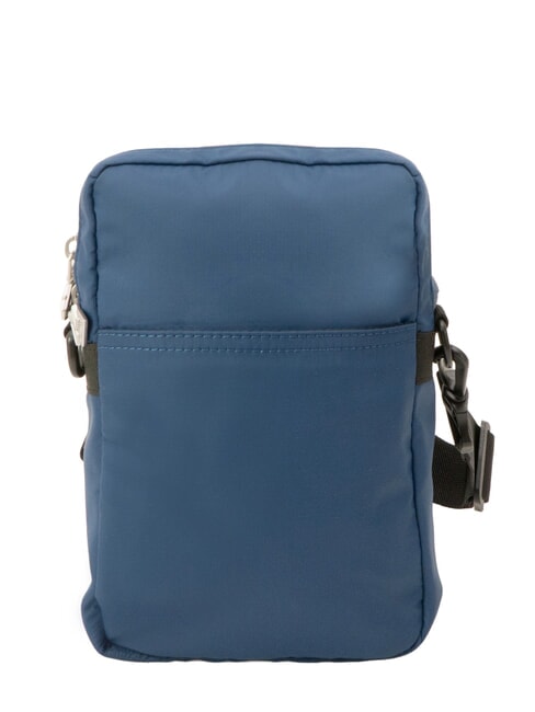 ERLOY Nylon bag with pocket blue insignia - Over-the-shoulder Bags for Men