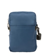 KWAY ERLOY Nylon bag with pocket blue insignia - Over-the-shoulder Bags for Men - 4