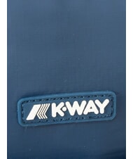 KWAY BARBITON Nylon bag blue insignia - Over-the-shoulder Bags for Men - 3