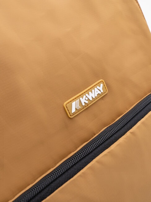 GIZY Nylon backpack for 15" laptop brown bistre - Laptop backpacks