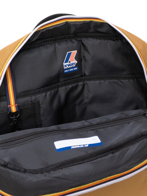 GIZY Nylon backpack for 15" laptop brown bistre - Laptop backpacks