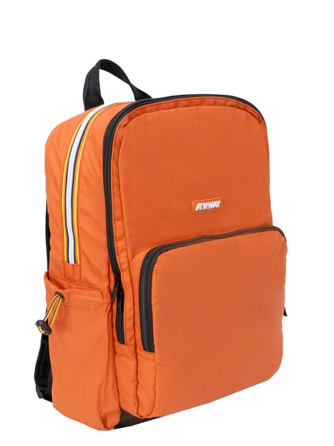 GIZY Nylon backpack for 15" laptop orange brownish - Laptop backpacks