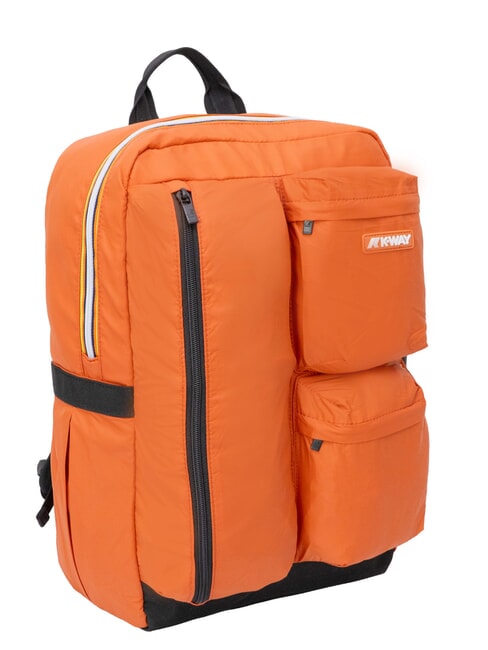AMBERT 15.6" laptop backpack orange brownish - Laptop backpacks