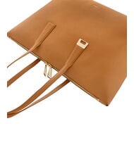 FURLA OLIVIA Leather shoulder shopping bag tobacco - Women&rsquo;s Bags - 5