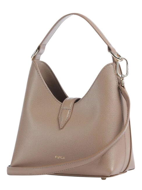 IRIDE Mini shoulder bag, in leather greige - Women&rsquo;s Bags