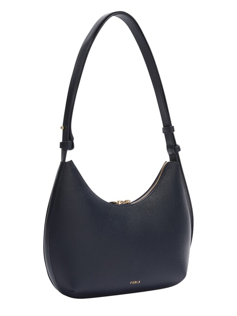 GOCCIA Hammered leather shoulder bag ink blue - Women&rsquo;s Bags