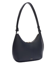 FURLA GOCCIA Hammered leather shoulder bag ink blue - Women&rsquo;s Bags - 4