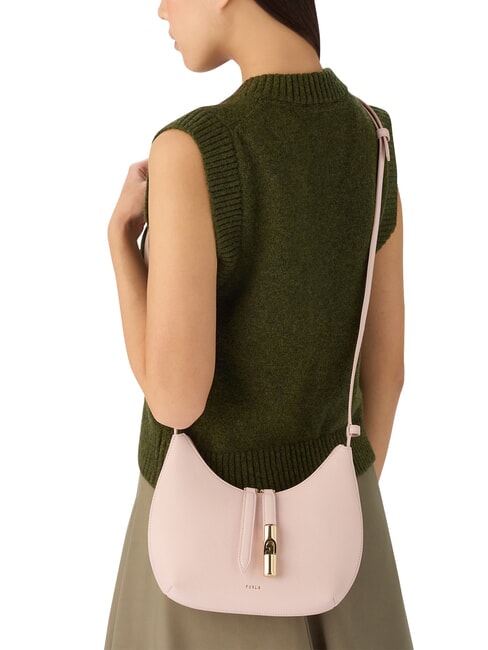 GOCCIA Hammered leather shoulder bag dusty pink - Women&rsquo;s Bags