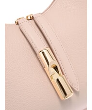 FURLA GOCCIA Hammered leather shoulder bag dusty pink - Women&rsquo;s Bags - 6